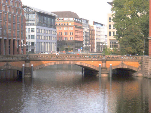 One of the bridges to the new city.